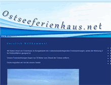Tablet Screenshot of ostseeferienhaus.net